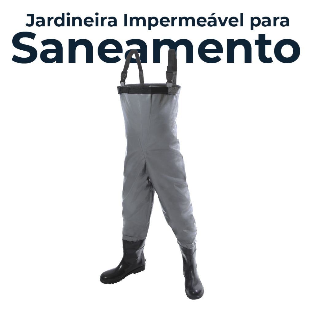 JARDINEIRA IMPERMEÁVEL COM BOTA